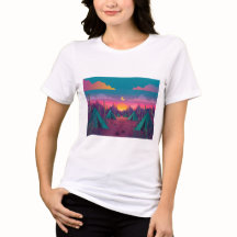 T-shirt féminin imprimé de dessin animé