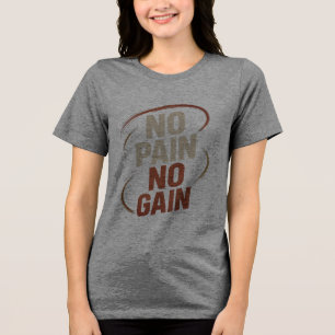 En Tri-matière T-shirt féminin sans douleur sans gain