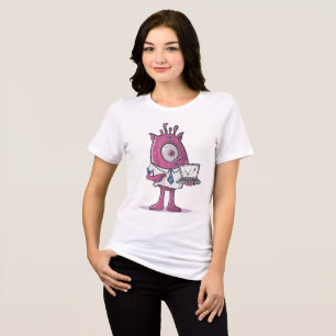 En Tri-matière T-shirt femme