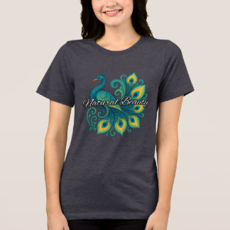 En Tri-matière T-shirt Femme Bella+Canvas, Blanc, Adu