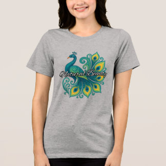 En Tri-matière T-shirt Femme Bella+Canvas, Blanc, Adu