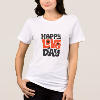 En Tri-matière T-shirt femme de la Journée de l'Amour - ❤️ mignon