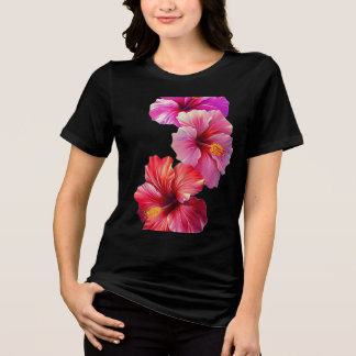 En Tri-matière T-shirt Femme - Debout dans le Comf