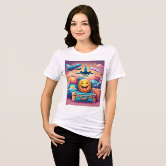 En Tri-matière T-shirt Femme Emojis - Aventure Await