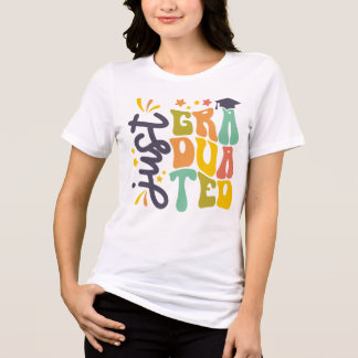 En Tri-matière T-shirt fille diplômée
