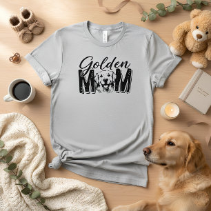 En Tri-matière T-shirt Golden MOM Maman Chien Retriever Doré Sh