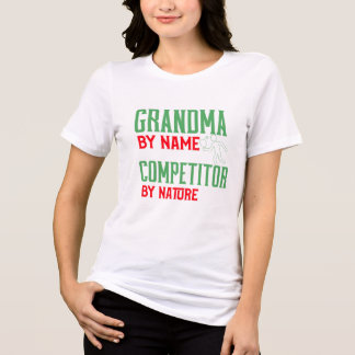 En Tri-matière T-shirt Grand-mère de nom, concurrente de nature