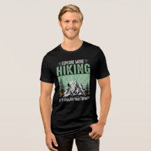 T-Shirt Graphique de Randonnée Explorateur de Mont