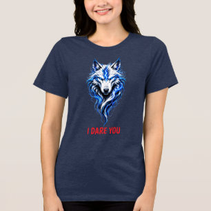 En Tri-matière T-Shirt Graphique Je Vous Ose Loup