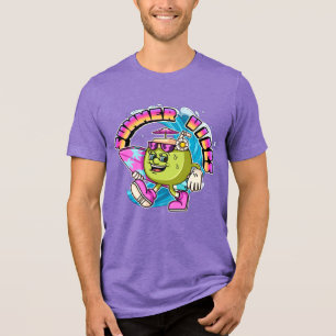 En Tri-matière T-shirt graphique unisexe Coconut Summer Vibes