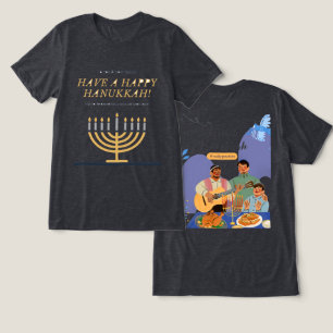 En Tri-matière T-shirt "Have A Wish" pour Hanouka