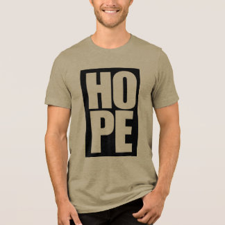 En Tri-matière T-Shirt Imprimé Texte Espoir