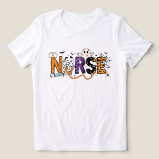 En Tri-matière T-shirt infirmière éffrayante Halloween infirmière