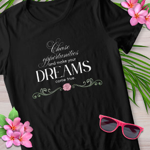 En Tri-matière T-shirt Inspirant Poursuivre les Opportunités