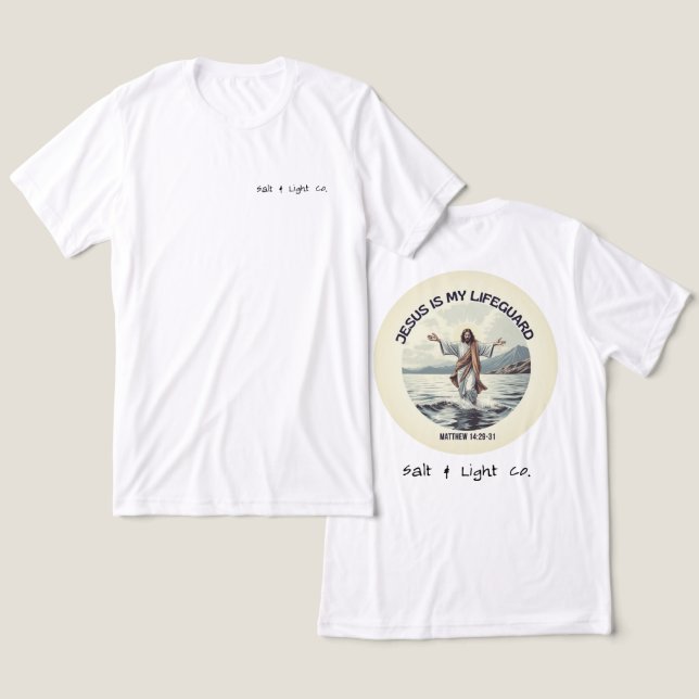 En Tri-matière T-shirt Jesus (Design Recto & Verso)