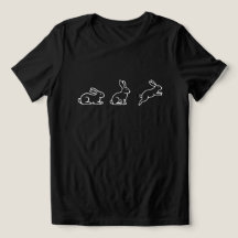 T-shirt joli lapin, Chemise minimaliste lapin, Lap