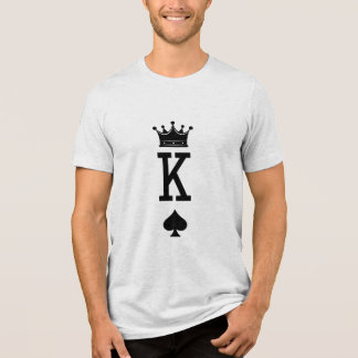En Tri-matière T-shirt King Card SVG Play