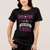 T-shirt Maman des Jumeaux d'Anniversaire Jumeaux M