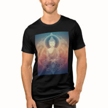 T-Shirt Mandala Bouddha Méditatif Serein - Spiritu