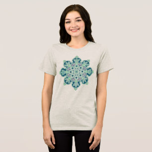 En Tri-matière T-shirt médaillon vert