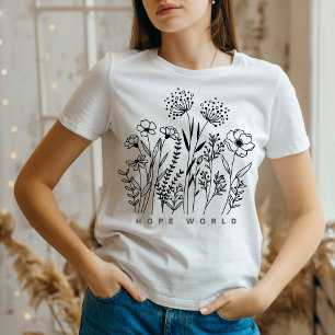 En Tri-matière T-shirt minimaliste de Hope World