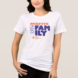 En Tri-matière T-shirt Misfits Make Family Light
