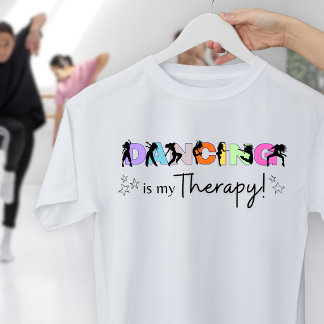 En Tri-matière T-shirt motivant Danse est ma thérapie