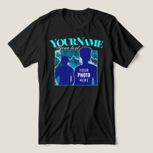 En Tri-matière T-shirt personnalisé avec photo et nom - esthétiqu