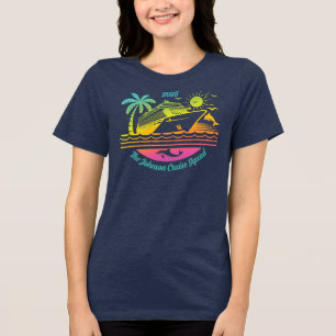 En Tri-matière T-shirt Personnalisé d'embarquement des navires de