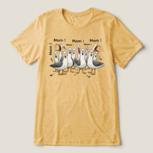 En Tri-matière T-shirt personnalisé Maman Maman Maman - Mouette