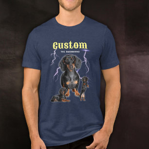 En Tri-matière T-shirt personnalisé tendance Bootleg Photo de chi
