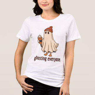 En Tri-matière T-shirt pour amateur de café à l'automne et à Hall