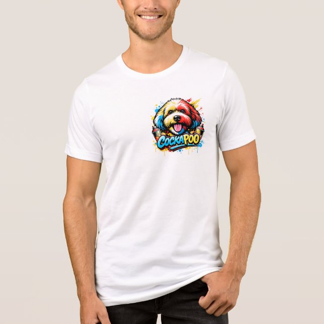 En Tri-matière T-Shirt pour Amoureux des Chiens Cadeau Cockapoo T (Recto)
