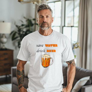 En Tri-matière T-shirt pour la bière à boire
