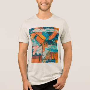 En Tri-matière T-shirt - Résonances géométriques