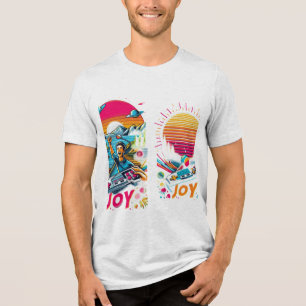 En Tri-matière T-shirt Retro Joy". Présentation