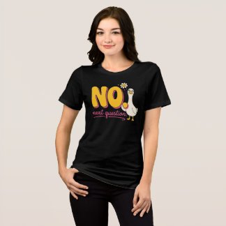 En Tri-matière T-shirt rétro NON, Cadeau de limite sarcastique et