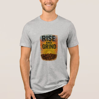 En Tri-matière T-shirt Rise and Grind Hommes Tri-Blend