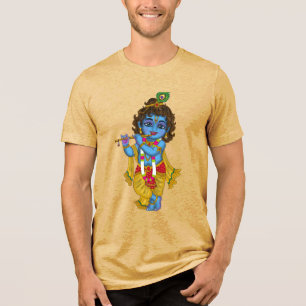 En Tri-matière T-Shirt Seigneur Krishna