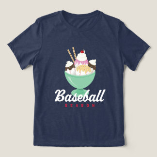 En Tri-matière T-shirt Sundae de crème glacée de la saison de bas