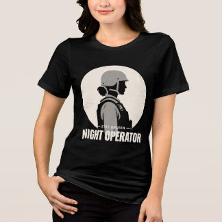En Tri-matière T-shirt tactique pour femmes Night Operator Vintag