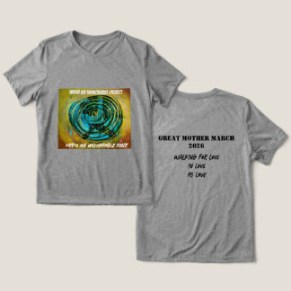 En Tri-matière T-Shirt Tri-Blend "Imparable" de la GRANDE MÈRE MA