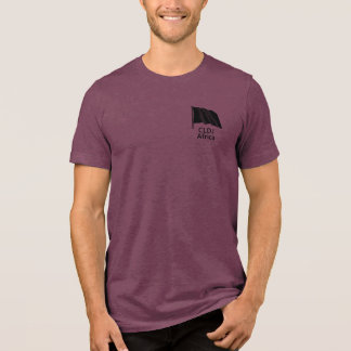 En Tri-matière T-shirt tricallisé noir CLDJ