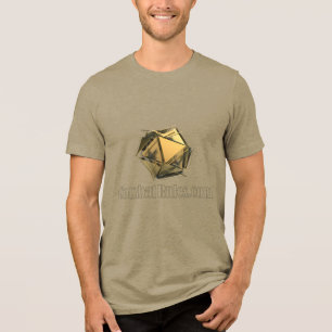 En Tri-matière T-shirt tricblend explosion D20 bella toile