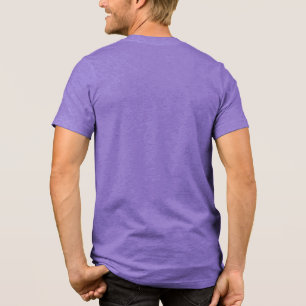 En Tri-matière T-shirt tricolore Bella+Canvas