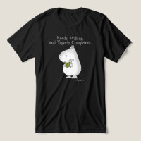 T-shirt Vaguely Competent Hippo par Sandra Boynton