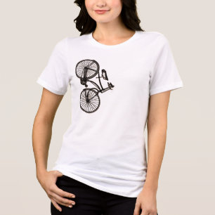 En Tri-matière T-shirt Vélo Vintage
