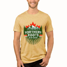 T-shirt vintage Canada Northern Roots Run Deep
