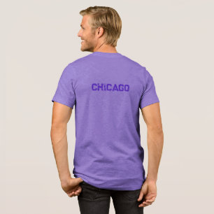 En Tri-matière T-shirt violet de Chicago