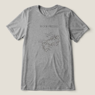 En Tri-matière T-Shirt Woof-presso pour amoureux des chiens